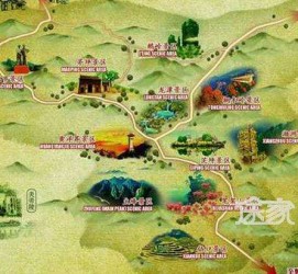 扬州景点地图(长沙景点地图)